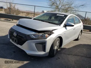 2017 Hyundai Ioniq Blue with VIN KMHC65LC1HU022362, listed as a Copart auction lot 49693105 with 102,550 mi miles and Salvage Title. Bid and sale history available at DreamBid. Image 1.