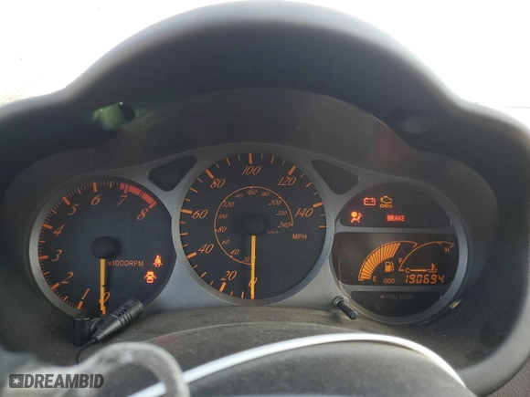 2001 Toyota Celica GT with VIN JTDDR32T410106050, listed as a Copart auction lot 73590544 with 190,694 mi miles and Salvage Title. Bid and sale history available at carsss.com. Image 9.