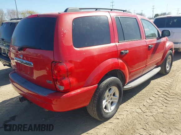 2005 Dodge Durango SLT z VIN 1D4HD48D75F621636, wystawiony jako IAAI lot #41786036 z przebiegiem 220 395 mil mil oraz . Historia ofert i sprzedaży dostępna na DreamBid. Obrazek 4.
