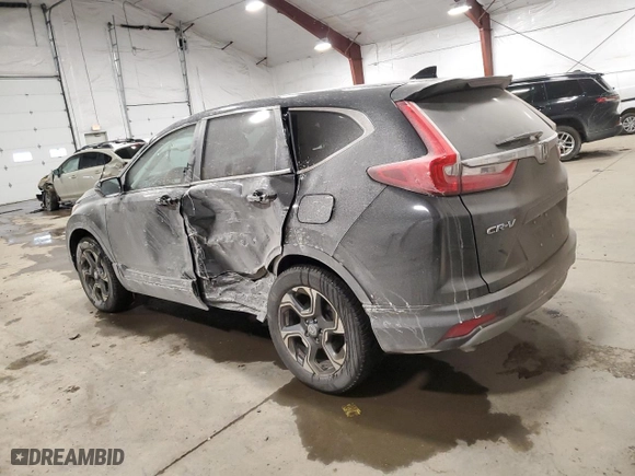 2019 Honda CR-V EX with VIN 2HKRW2H50KH626591, listed as a Copart auction lot 87602625 with 87,298 mi miles and Salvage Title. Bid and sale history available at carsss.com. Image 2.