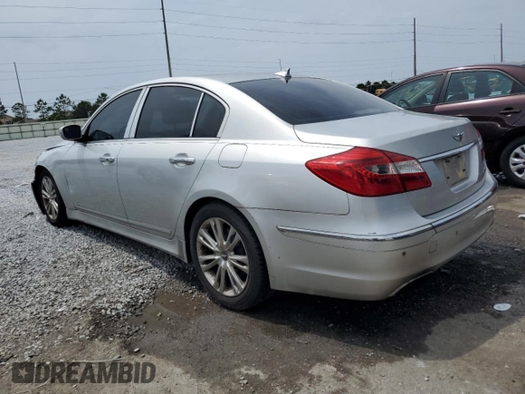 2013 Hyundai Genesis 3.8L with VIN KMHGC4DD2DU220955, listed as a Copart auction lot 55835525 with 194,165 mi miles and Salvage title. Bid and sale history available at DreamBid. Image 2.