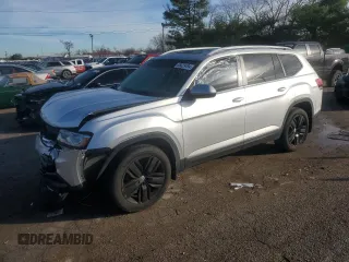 2018 Volkswagen Atlas 3.6L V6 SEL with VIN 1V2MR2CA7JC521979, listed as a Copart auction lot 85029494 with 68,467 mi miles and Salvage Title. Bid and sale history available at carsss.com. Image 1.
