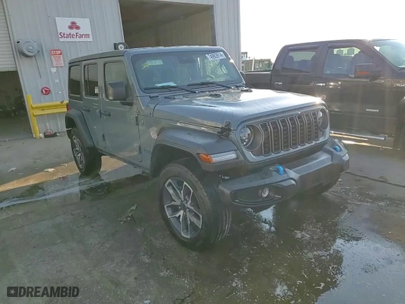 2024 Jeep Wrangler 4xe Sport S with VIN 1C4RJXN67RW324020, listed as a Copart auction lot 74993914 with 2,169 mi miles and Salvage Title. Bid and sale history available at carsss.com. Image 14.