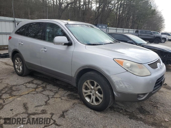 2007 Hyundai Veracruz GLS with VIN KM8NU13C67U019091, listed as a Copart auction lot 43911925 with 201,895 mi miles and Salvage title. Bid and sale history available at DreamBid. Image 4.