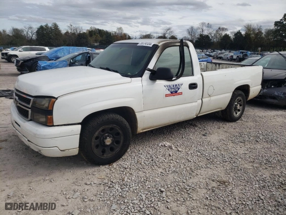 2006 Chevrolet Silverado 1500 Work Truck with VIN 3GCEC14V86G201108, listed as a Copart auction lot 79174124 with 0 mi miles and Salvage Title. Bid and sale history available at carsss.com. Image 1.