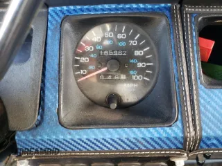 1993 Jeep Wrangler with VIN 1J4FY29S5PP247657, listed as a Copart auction lot 41595585 with 185,962 mi miles and Salvage Title. Bid and sale history available at carsss.com. Image 9.