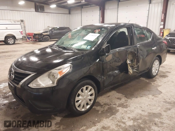 2019 Nissan Versa SV with VIN 3N1CN7AP2KL879111, listed as a IAAI auction lot 42338210 with 84,881 mi miles and . Bid and sale history available at DreamBid. Image 2.