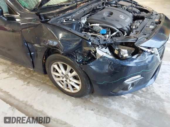 2016 Mazda 3 i Touring with VIN JM1BM1L71G1343674, listed as a IAAI auction lot 41630218 with 70,052 mi miles and . Bid and sale history available at DreamBid. Image 6.