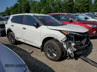 2024 Nissan Rogue S with VIN 5N1BT3AB5RC701934, listed as a Copart auction lot 61430615 with 21,609 mi miles and Salvage title. Bid and sale history available at DreamBid. Image 4.