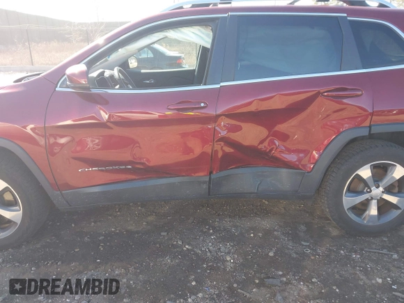 2019 Jeep Cherokee Limited z VIN 1C4PJMDX4KD446514, wystawiony jako IAAI lot #41855734 z przebiegiem 65 628 mil mil oraz . Historia ofert i sprzedaży dostępna na DreamBid. Obrazek 6.