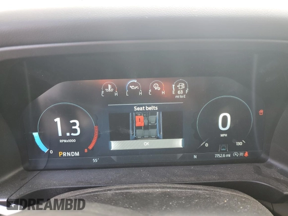 2024 Ford Ranger Lariat with VIN 1FTER4KH0RLE20102, listed as a Copart auction lot 85329524 with 7,752 mi miles and Salvage title. Bid and sale history available at DreamBid. Image 9.