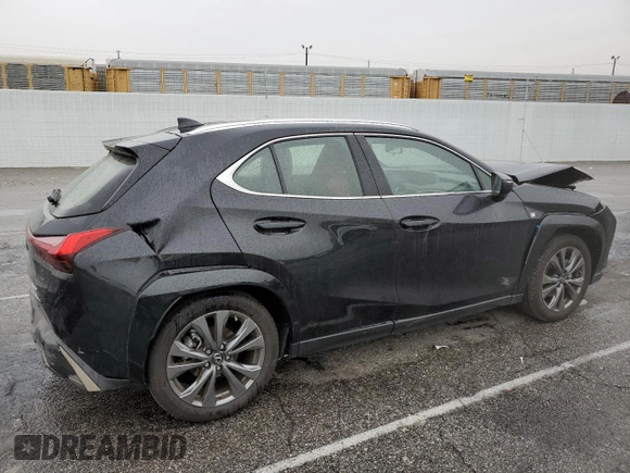 2022 Lexus UX with VIN JTHE3JBH7N2049826, listed as a Copart auction lot 72882992 with 4,841 mi miles. Bid and sale history available at carsss.com. Image 3.