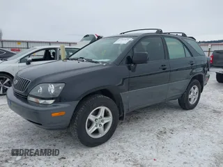 1999 Lexus RX 300 Luxury SUV with VIN JT6HF10U6X0032219, listed as a IAAI auction lot 41582634 with 180,584 mi miles. Bid and sale history available at carsss.com. Image 2.