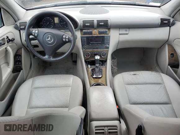 2007 Mercedes-Benz C 230 Sport with VIN WDBRF52H77E024054, listed as a Copart auction lot 54366155 with 99,409 mi miles and Clean Title. Bid and sale history available at DreamBid. Image 8.