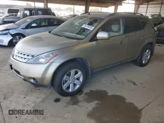 2007 Nissan Murano SL with VIN JN8AZ08T17W510555, listed as a Copart auction lot 46478495 with 144,265 mi miles and Salvage Title. Bid and sale history available at carsss.com. Image 1.