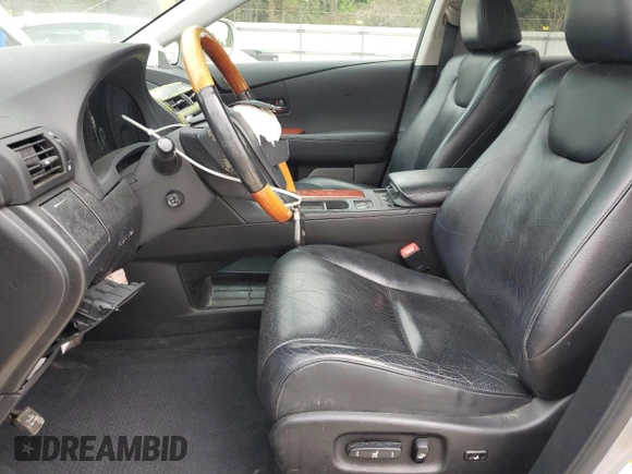 2010 Lexus RX 350 with VIN 2T2BK1BAXAC039499, listed as a Copart auction lot 60823805 with 156,636 mi miles and Salvage title. Bid and sale history available at DreamBid. Image 7.