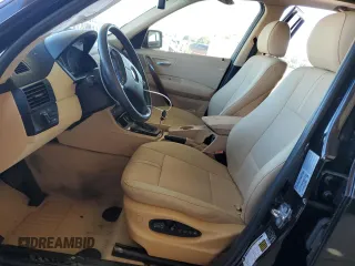 2005 BMW X3 3.0i with VIN WBXPA93435WD14234, listed as a Copart auction lot 46112025 with 114,353 mi miles and Salvage title. Bid and sale history available at DreamBid. Image 7.