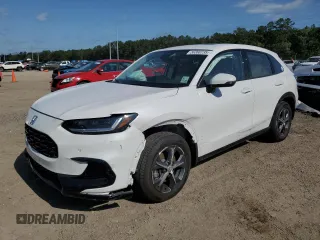 2024 Honda HR-V EX-L z VIN 3CZRZ1H75RM758554, wystawiony jako Copart lot #56360735 z przebiegiem 4 131 mil mil oraz Szkoda całkowita • Salvage title. Historia ofert i sprzedaży dostępna na DreamBid. Obrazek 1.