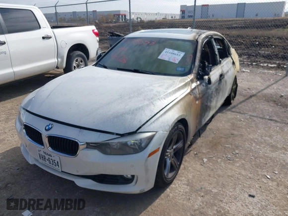2014 BMW 3 Series 328i with VIN WBA3C1C59EK108868, listed as a IAAI auction lot 41108653 with Not Provided miles and . Bid and sale history available at carsss.com. Image 17.