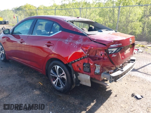 2022 Nissan Sentra SV with VIN 3N1AB8CV3NY264995, listed as a IAAI auction lot 41989200 with 32,072 mi miles and . Bid and sale history available at DreamBid. Image 3.