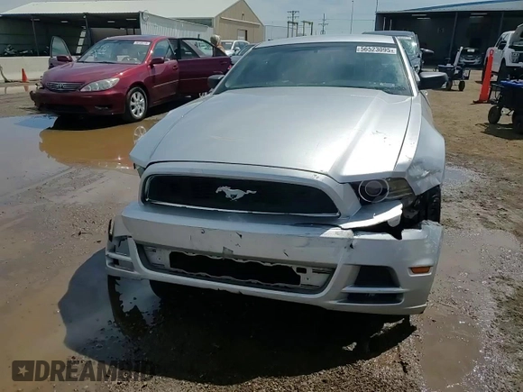 2013 Ford Mustang V6 with VIN 1ZVBP8AM3D5214085, listed as a Copart auction lot 56523095 with 165,050 mi miles and Salvage title. Bid and sale history available at DreamBid. Image 14.