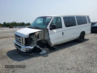 2008 Ford Econoline Passenger XL with VIN 1FBSS31L38DA39249, listed as a Copart auction lot 58163155 with 240,517 mi miles and Salvage title. Bid and sale history available at DreamBid. Image 1.