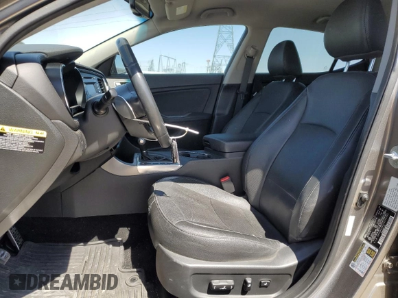 2015 Kia Optima SX Turbo with VIN 5XXGR4A69FG515052, listed as a Copart auction lot 49171325 with 154,008 mi miles and Salvage Title. Bid and sale history available at carsss.com. Image 7.