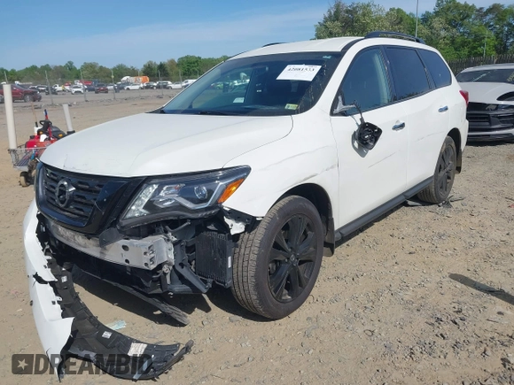 2018 Nissan Pathfinder SL with VIN 5N1DR2MNXJC661765, listed as a IAAI auction lot 42081533 with 87,299 mi miles. Bid and sale history available at carsss.com. Image 17.