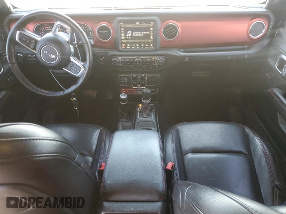 2020 Jeep Wrangler Unlimited Rubicon с VIN 1C4HJXFN3LW350249, выставлен на аукционе Copart как лот 60696895 с пробегом 56 577 миль миль и Списание • Salvage title. История ставок и продаж доступна на DreamBid. Изображение 8.