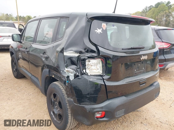 2018 Jeep Renegade Sport with VIN ZACCJAAB9JPG81478, listed as a IAAI auction lot 41952789 with 154,768 mi miles and . Bid and sale history available at DreamBid. Image 3.