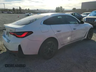 2024 BMW i4 eDrive40 with VIN WBY73AW08RFT31002, listed as a Copart auction lot 87505485 with 7,816 mi miles and Salvage Title. Bid and sale history available at carsss.com. Image 3.