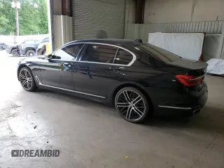 2017 BMW 7 Series 740i with VIN WBA7E2C36HG741125, listed as a Copart auction lot 55754185 with 90,305 mi miles and Clean Title. Bid and sale history available at DreamBid. Image 2.