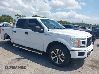 2019 Ford F-150 XL with VIN 1FTEW1CP9KKC27035, listed as a IAAI auction lot 41994993 with 125,879 mi miles and . Bid and sale history available at carsss.com. Image 1.