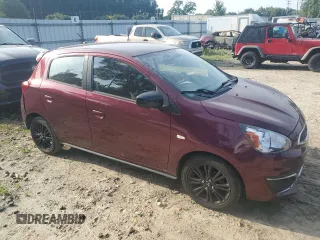 2019 Mitsubishi Mirage GT with VIN ML32A5HJ7KH009916, listed as a Copart auction lot 65258104 with 42,777 mi miles and Salvage title. Bid and sale history available at DreamBid. Image 4.