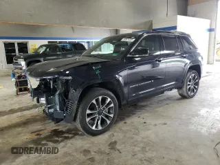2023 Jeep Grand Cherokee Overland with VIN 1C4RJHDG0P8847994, listed as a Copart auction lot 60924405 with 18,606 mi miles and Salvage title. Bid and sale history available at DreamBid. Image 1.