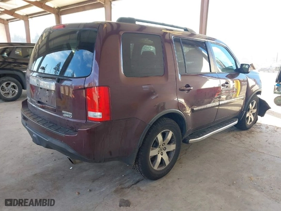 2015 Honda Pilot Touring with VIN 5FNYF4H95FB023618, listed as a IAAI auction lot 41703262 with 191,627 mi miles. Bid and sale history available at carsss.com. Image 4.