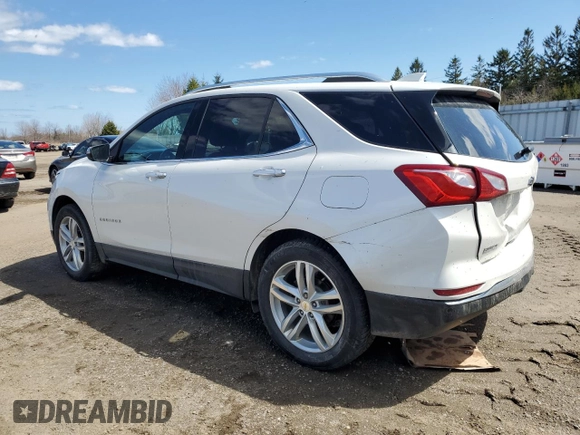2021 Chevrolet Equinox Premier z VIN 2GNAXXEV6M6137669, wystawiony jako Copart lot #53437745 z przebiegiem 93 812 mil mil oraz Szkoda całkowita • Salvage title. Historia ofert i sprzedaży dostępna na DreamBid. Obrazek 2.