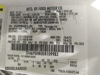2013 Ford Fusion SE с VIN 3FA6P0HR0DR109983, выставлен на аукционе IAAI как лот 42791454 с пробегом 106 010 миль миль и . История ставок и продаж доступна на DreamBid. Изображение 9.
