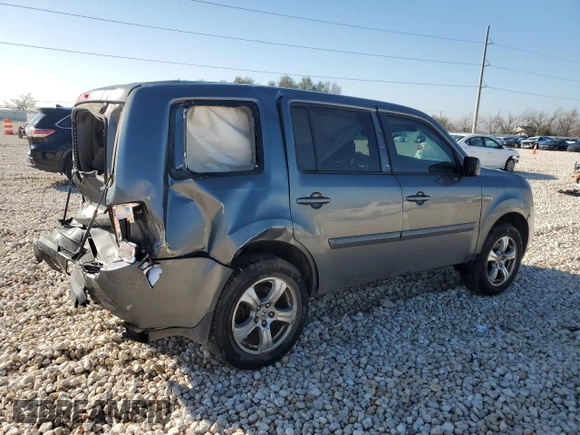2013 Honda Pilot EX-L with VIN 5FNYF3H58DB028185, listed as a Copart auction lot 46416035 with 191,870 mi miles and Salvage Title. Bid and sale history available at DreamBid. Image 3.