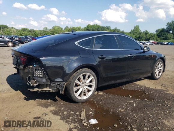 2016 Audi A7 3.0 Prestige with VIN WAU2GAFC5GN004745, listed as a Copart auction lot 61724214 with 106,321 mi miles and Salvage Title. Bid and sale history available at carsss.com. Image 3.