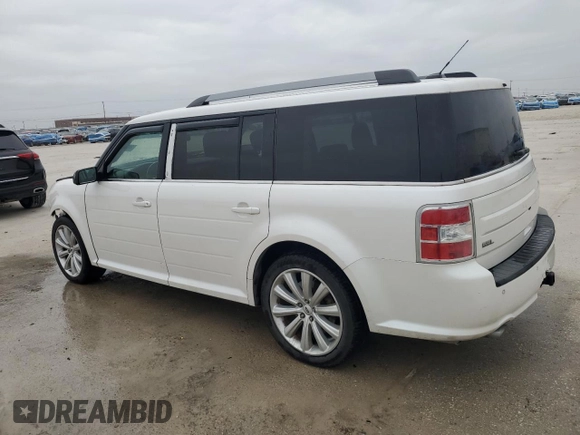 2013 Ford Flex SEL with VIN 2FMGK5C8XDBD32230, listed as a Copart auction lot 44051775 with 155,781 mi miles and Salvage Title. Bid and sale history available at carsss.com. Image 2.