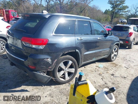 2014 Jeep Grand Cherokee Limited with VIN 1C4RJEBT5EC189033, listed as a IAAI auction lot 41156781 with 126,367 mi miles and . Bid and sale history available at DreamBid. Image 4.