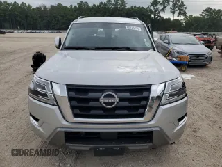 2022 Nissan Armada SV with VIN JN8AY2AC2N9160874, listed as a Copart auction lot 60125774 with 50,923 mi miles and Salvage Title. Bid and sale history available at carsss.com. Image 5.