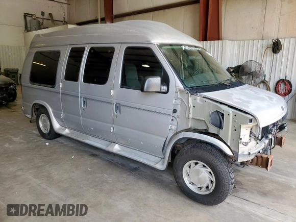 2001 Ford Econoline Cargo Recreational с VIN 1FDRE14L51HA62950, выставлен на аукционе Copart как лот 60860705 с пробегом 199 611 миль миль и Списание • Salvage title. История ставок и продаж доступна на DreamBid. Изображение 4.