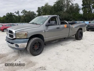 2007 Dodge Ram 2500 SLT with VIN 3D7KR28C97G724516, listed as a Copart auction lot 71608014 with 247,245 mi miles and Salvage Title. Bid and sale history available at carsss.com. Image 1.