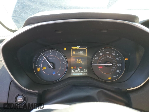 2020 Subaru Crosstrek Premium with VIN JF2GTAPCXL8258836, listed as a Copart auction lot 61404255 with 52,128 mi miles and Salvage title. Bid and sale history available at DreamBid. Image 9.