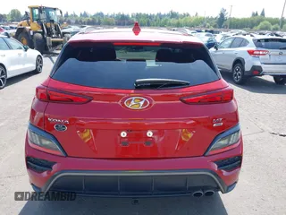 2022 Hyundai Kona N Line with VIN KM8K3CA3XNU798240, listed as a IAAI auction lot 42117790 with 34,276 mi miles and . Bid and sale history available at DreamBid. Image 16.