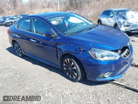 2017 Nissan Sentra SR Turbo with VIN 3N1CB7AP0HY231030, listed as a IAAI auction lot 40570503 with 158,855 mi miles and . Bid and sale history available at DreamBid. Image 1.