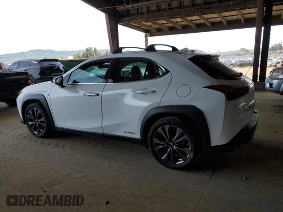 2019 Lexus UX 250h with VIN JTHU9JBH1K2004421, listed as a Copart auction lot 46573225 with 141,781 mi miles and Non repairable. Bid and sale history available at DreamBid. Image 2.