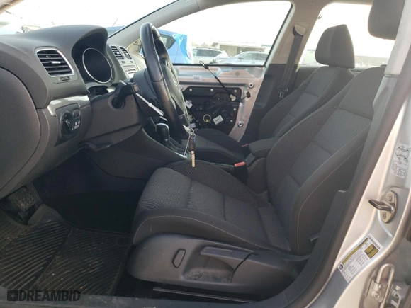 2011 Volkswagen Golf TDI with VIN WVWDM7AJ6BW242796, listed as a Copart auction lot 44456455 with 28,446 mi miles and Salvage Title. Bid and sale history available at carsss.com. Image 7.